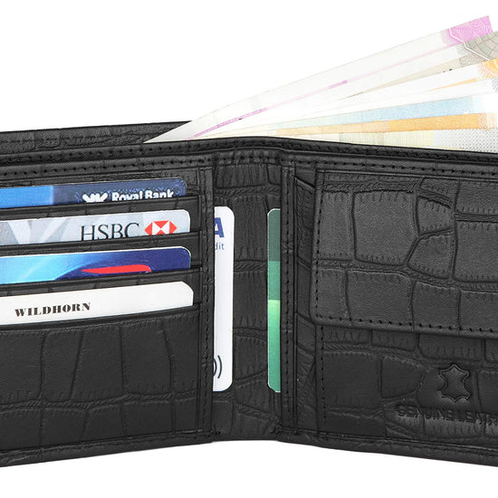 ORLANDO RFID Protected Leather Wallet for Men - WILDHORN