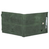 OSCAR RFID Protected Green Hunter Leather Wallet for Men - WILDHORN