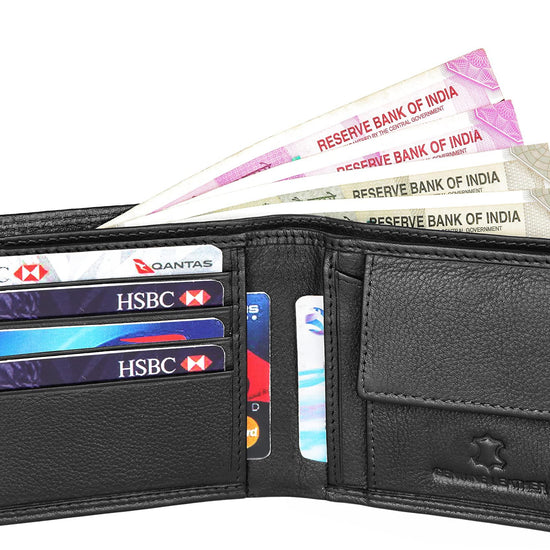 PETER RFID Protected Leather Wallet for Men - WILDHORN