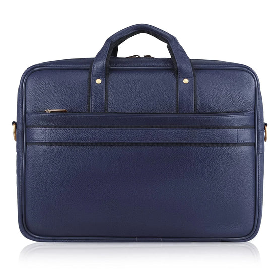 RICHMOND Leather Laptop Messenger Bag for Men - WILDHORN