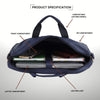 RICHMOND Leather Laptop Messenger Bag for Men - WILDHORN