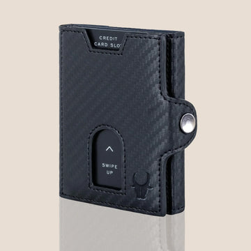 SEOL RFID Protected Unisex Carbon Fiber Leather Card Holder - WILDHORN