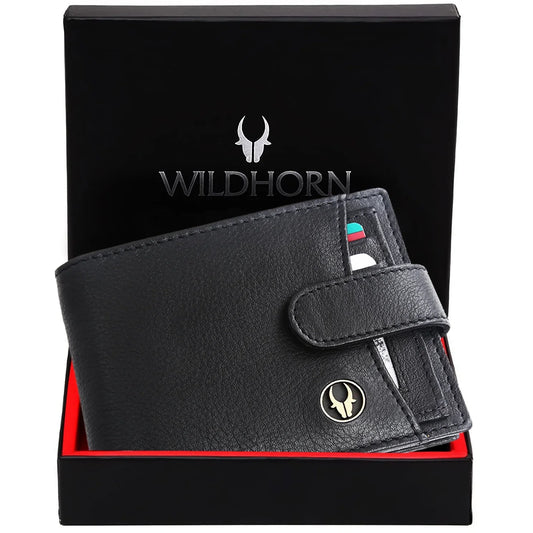 SEOUL RFID Protected Leather Wallet for Men - WILDHORN