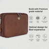 VANCOUVER Leather Toiletry Bag For Men & Women - WILDHORN