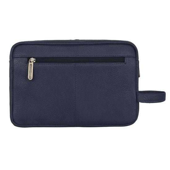 VANCOUVER Leather Toiletry Bag For Men & Women - WILDHORN