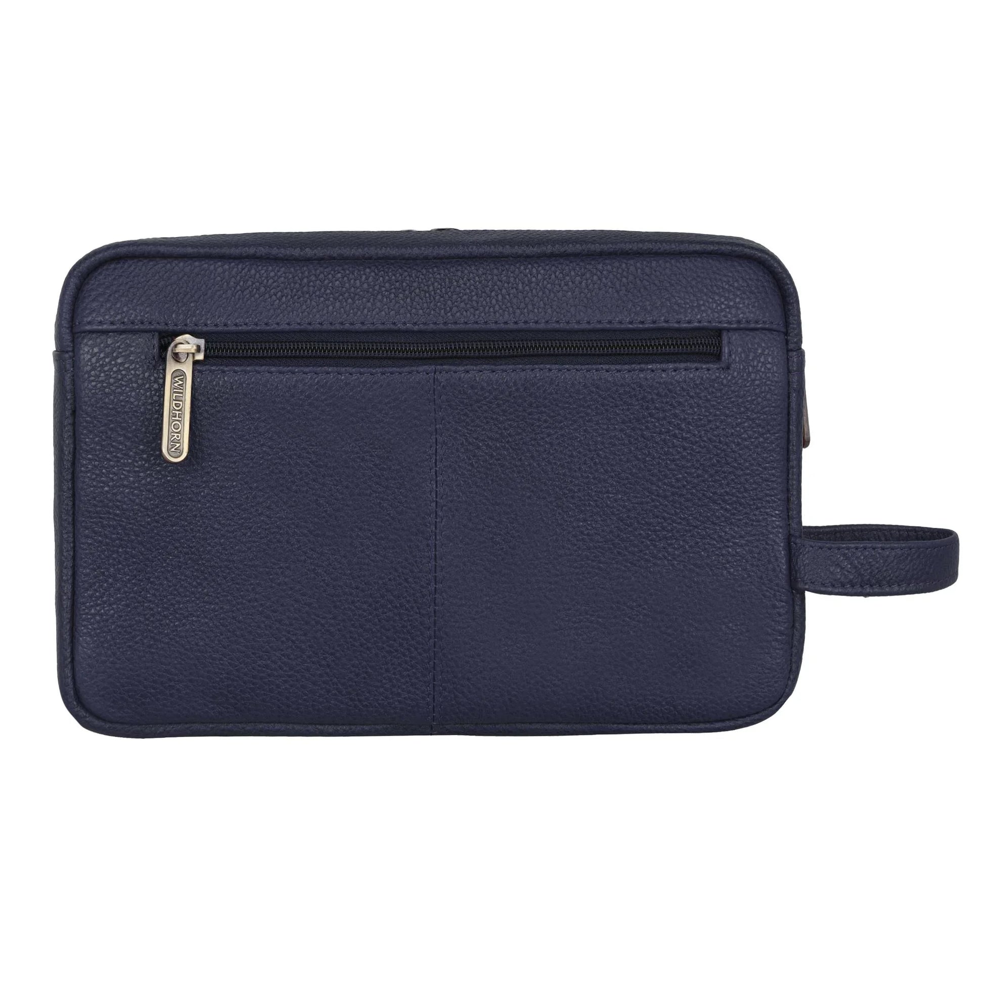VANCOUVER Leather Toiletry Bag For Men & Women - WILDHORN