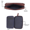 VANCOUVER Leather Toiletry Bag For Men & Women - WILDHORN