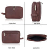 VANCOUVER Leather Toiletry Bag For Men & Women - WILDHORN