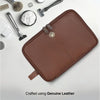 VANCOUVER Leather Toiletry Bag For Men & Women - WILDHORN