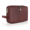VANCOUVER Leather Toiletry Bag For Men & Women - WILDHORN
