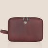 VANCOUVER Leather Toiletry Bag For Men & Women - WILDHORN