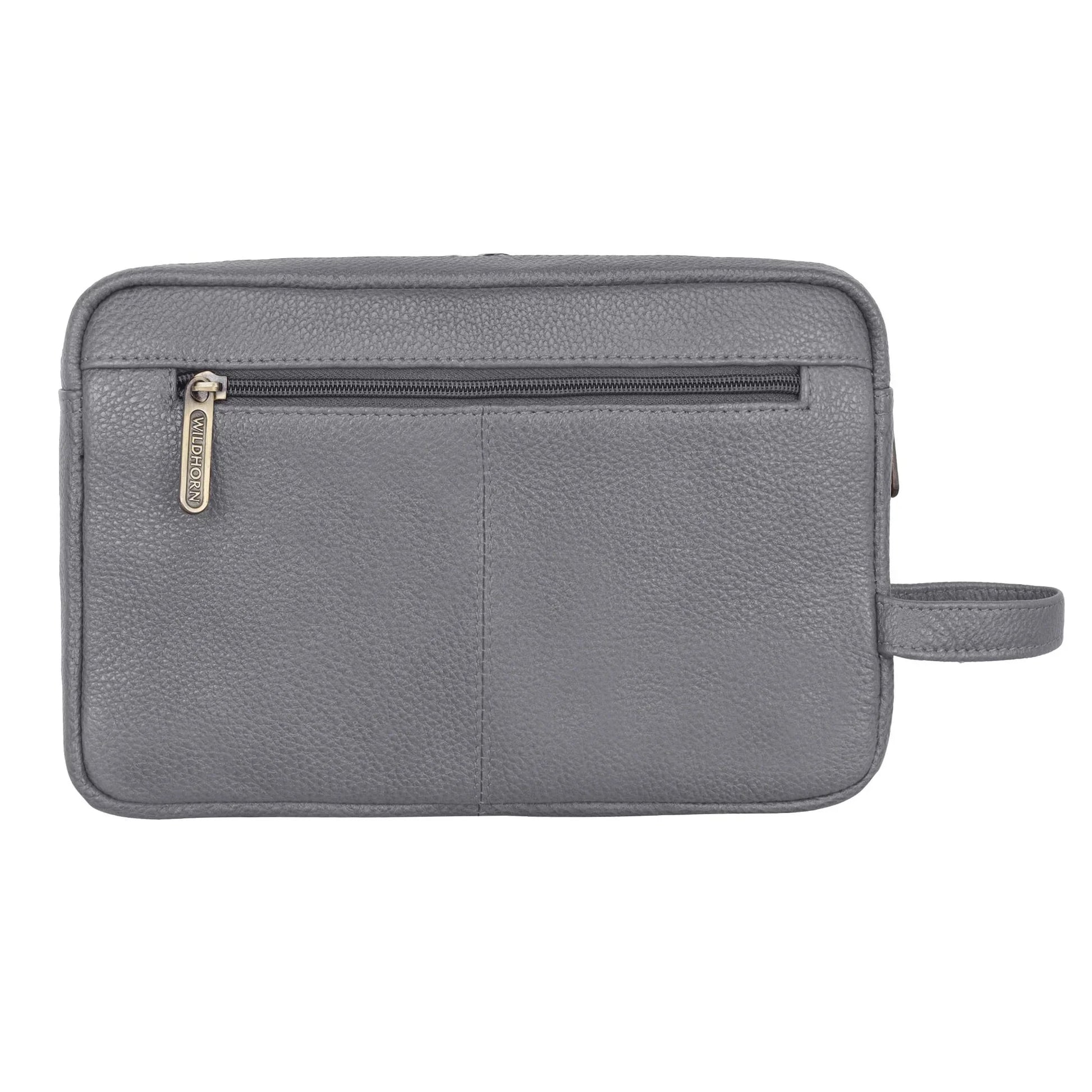 VANCOUVER Leather Toiletry Bag For Men & Women - WILDHORN