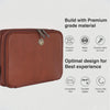 VANCOUVER Leather Toiletry Bag For Men & Women - WILDHORN