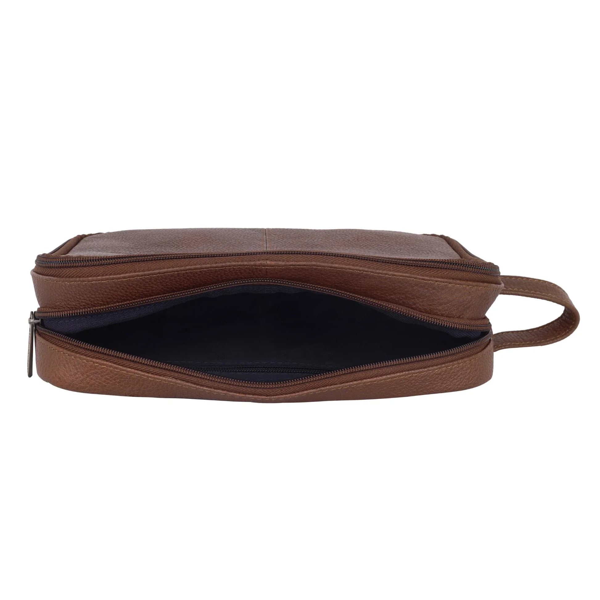 VANCOUVER Leather Toiletry Bag For Men & Women - WILDHORN