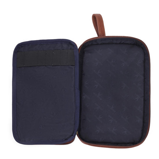 VANCOUVER Leather Toiletry Bag For Men & Women - WILDHORN