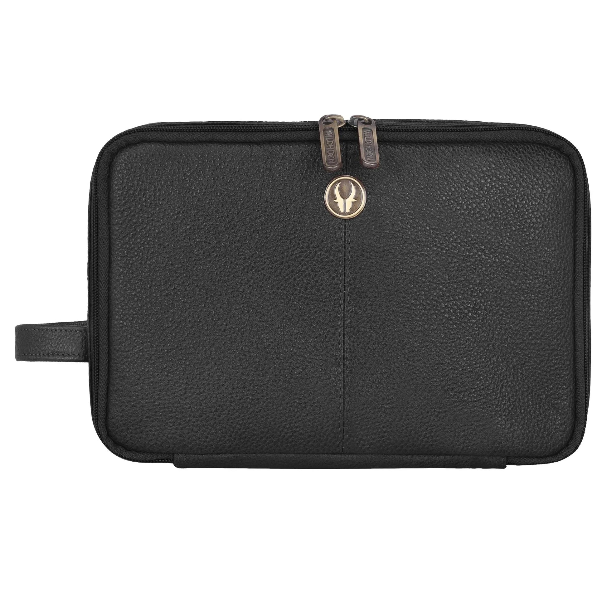 VANCOUVER Leather Toiletry Bag For Men & Women - WILDHORN
