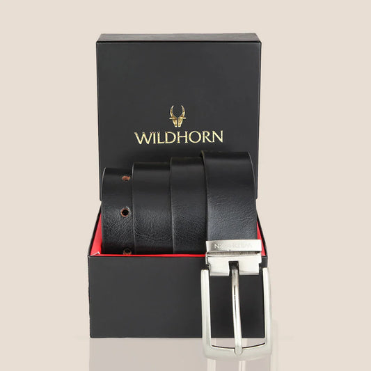 WILDHORN Formal Leather Belt for Men - WILDHORN