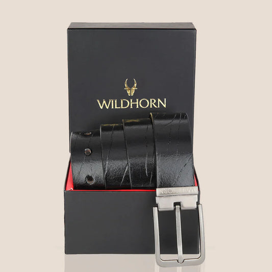 WILDHORN Formal Leather Belt for Men - WILDHORN