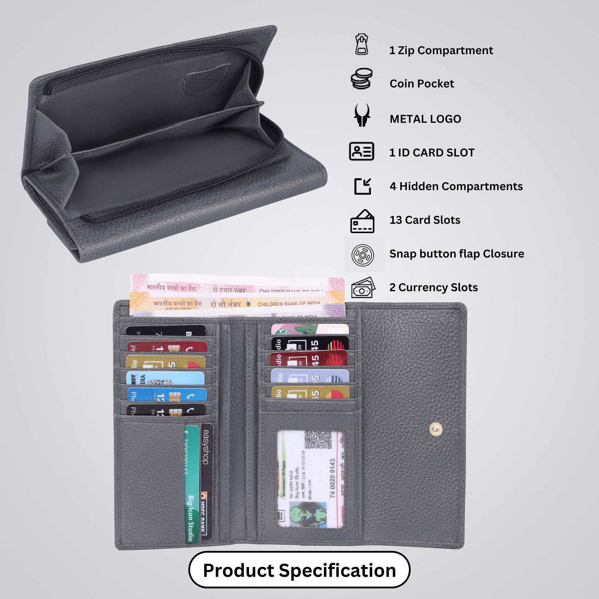 WildHorn Ladies Leather Purse - WILDHORN