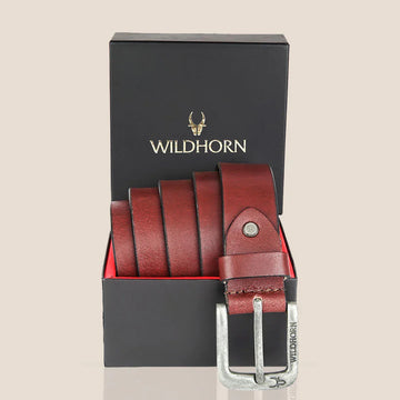 WILDHORN Premium Leather Belt for Men - WILDHORN