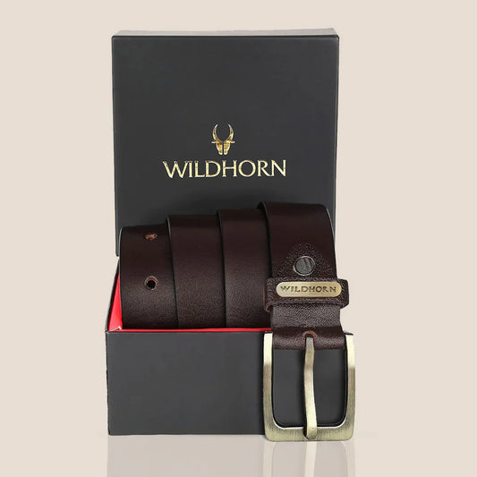 WILDHORN Premium Leather Belt for Men - WILDHORN