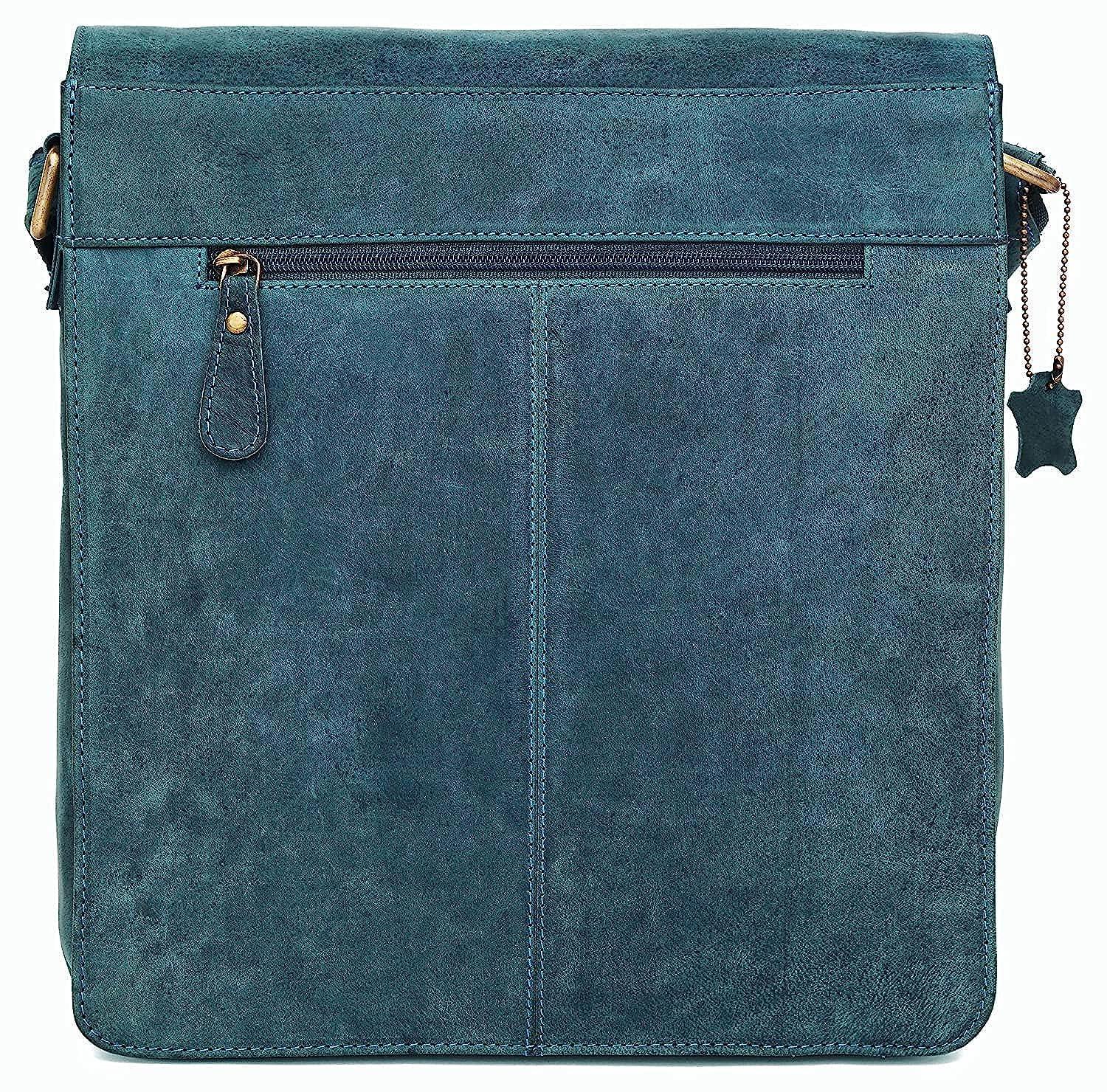 WILDHORN® Original Leather 11.5 inch Messenger Bag for Men I Multipurpose Bag I Office Bag I Travel Bag with Adjustable Strap DIMENTION : L-11.5 inch W-3 inch H-13.5 inch - WILDHORN