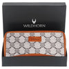 WildHorn Women's Canvas Wallet Clutch - Stylish, Spacious I Zip Around Wallet for Travel, Holds Cards, Phone, Cash - WILDHORN