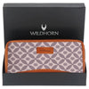 WildHorn Women's Canvas Wallet Clutch - Stylish, Spacious I Zip Around Wallet for Travel, Holds Cards, Phone, Cash - WILDHORN