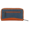 WildHorn Women's Canvas Wallet Clutch - Stylish, Spacious I Zip Around Wallet for Travel, Holds Cards, Phone, Cash. - WILDHORN