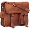 WILINGTON Leather Messenger Bag for Men - WILDHORN
