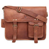 WILINGTON Leather Messenger Bag for Men - WILDHORN