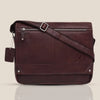 WILINGTON Leather Messenger Bag for Men - WILDHORN