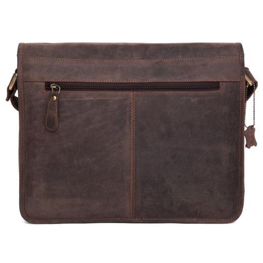 WILINGTON Leather Messenger Bag for Men - WILDHORN