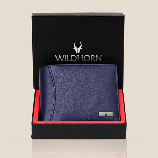 WILLIAM RFID Protected Leather Wallet for Men - WILDHORN