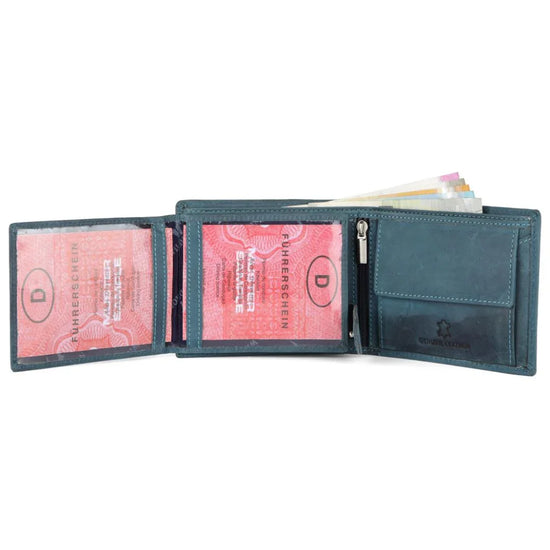 WILLIAM RFID Protected Leather Wallet for Men - WILDHORN