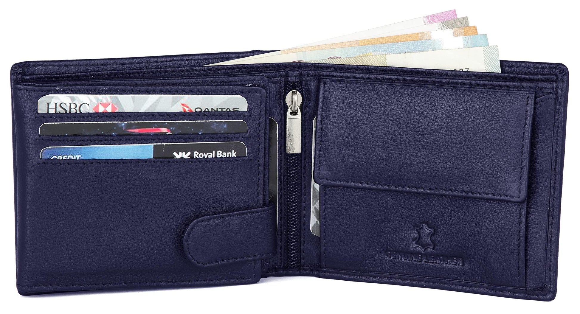 WILLIAM RFID Protected Leather Wallet for Men - WILDHORN