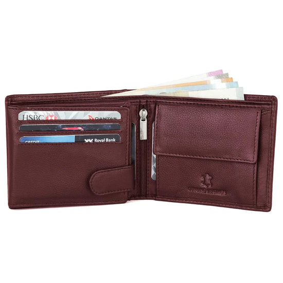 WILLIAM RFID Protected Leather Wallet for Men - WILDHORN