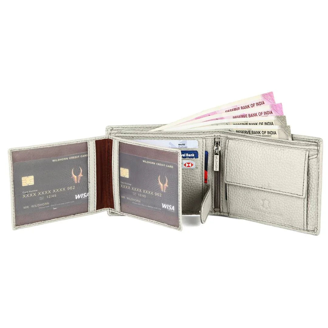WILLIAM RFID Protected Leather Wallet for Men - WILDHORN