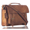 WILLOW Leather Laptop Messenger Bag for Men - WILDHORN