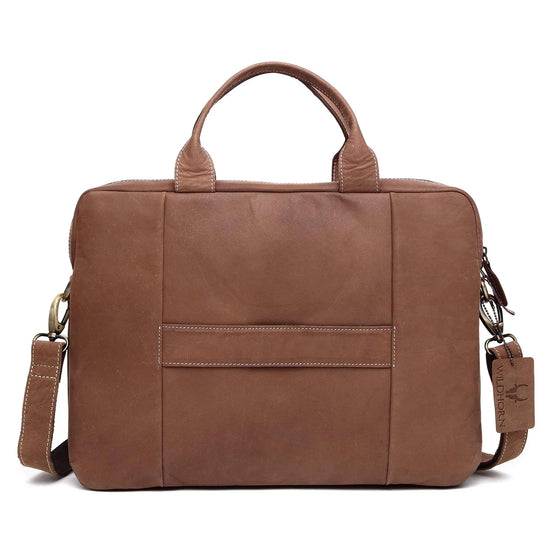 WILTSHIRE Leather Laptop Messenger Bag for Men - WILDHORN