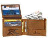 WILDHORN® Engraved Personalized Wallet for Men - Gift for Father, Husband ,Friend, Boyfriend, Brother & Son