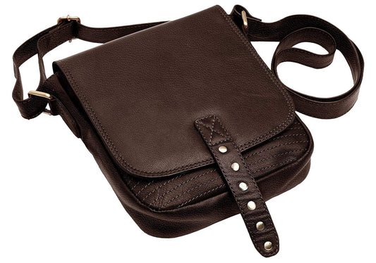 WILDHORN® Leather Crossbody Bag for Women- Small Vintage Crossover Fashion Purse Long Over the Shoulder Sling For Everyday - WILDHORN