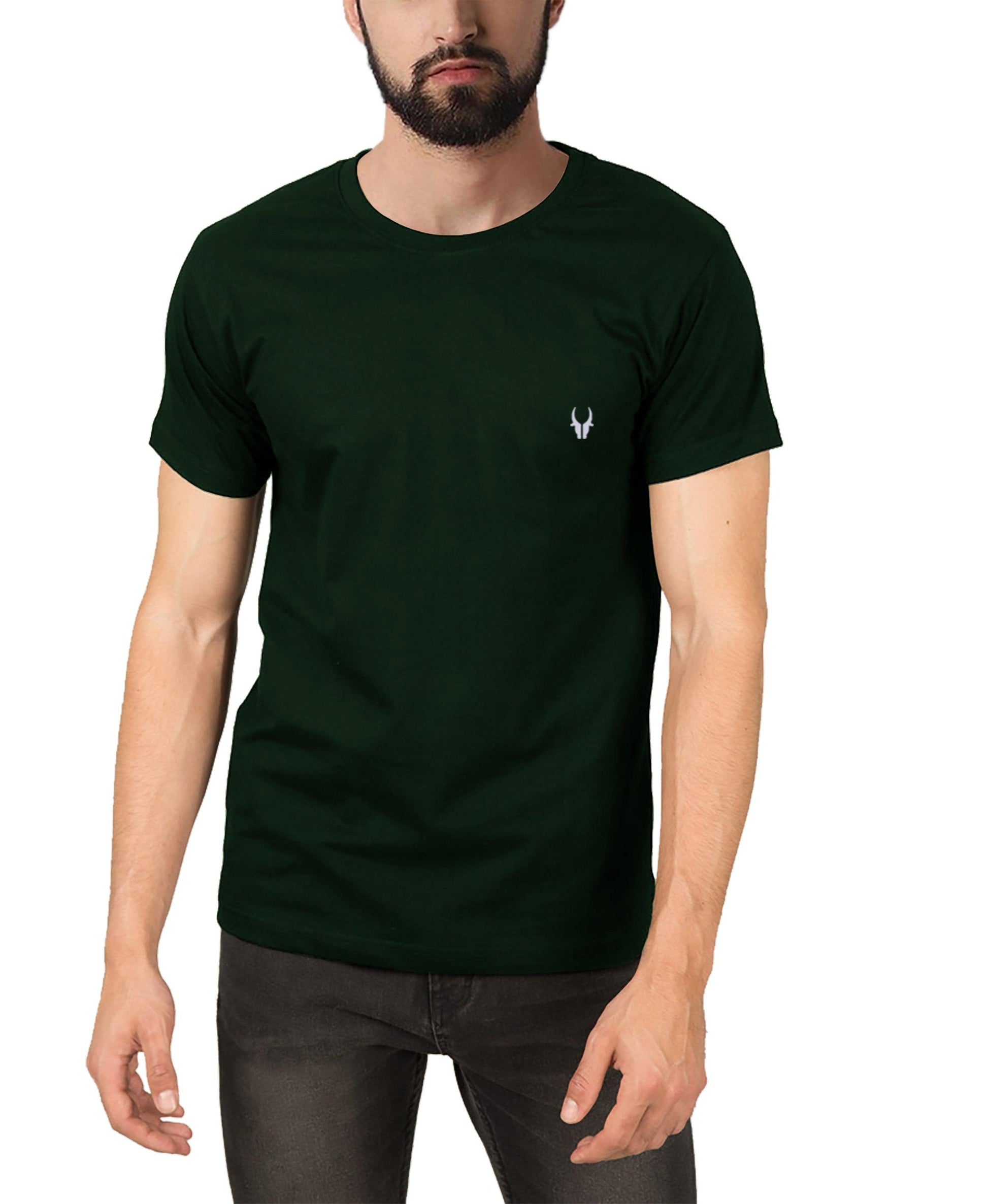 WILDHORN® 100% Cotton Regular Fit T-Shirt for Men - WILDHORN