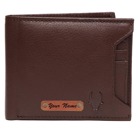 WILDHORN® RFID Protected Customizable Wallet for Gifting | Engrave with Your Name,Company Name or Initials - WILDHORN