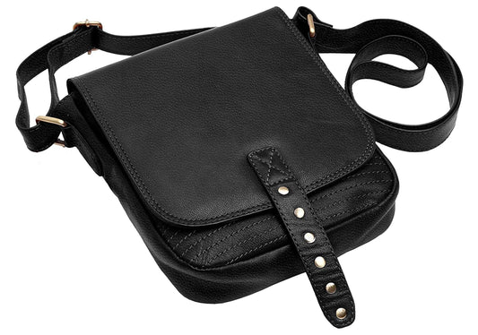 WILDHORN® Leather Crossbody Bag for Women- Small Vintage Crossover Fashion Purse Long Over the Shoulder Sling For Everyday - WILDHORN