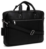 WildHorn Leather Laptop Messenger Bag,16 x 3 x 12 Inches(Black) - WILDHORN