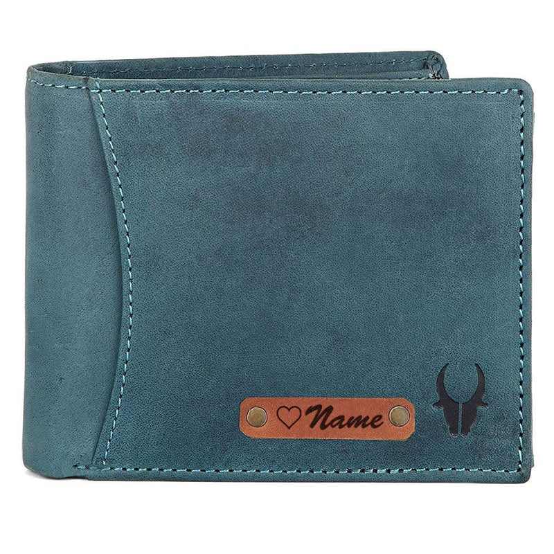 WILDHORN® RFID Protected Customizable Wallet for Gifting | Engrave with Your Name,Company Name or Initials - WILDHORN