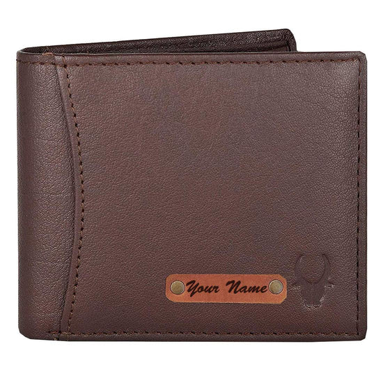 WILDHORN® RFID Protected Customizable Wallet for Gifting | Engrave with Your Name,Company Name or Initials - WILDHORN