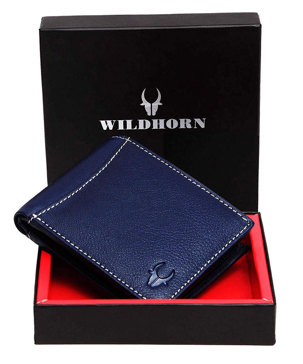 WildHorn Blue Men's Wallet - WILDHORN