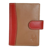 WildHorn Genuine Leather Tan Credit Card Holder - WILDHORN